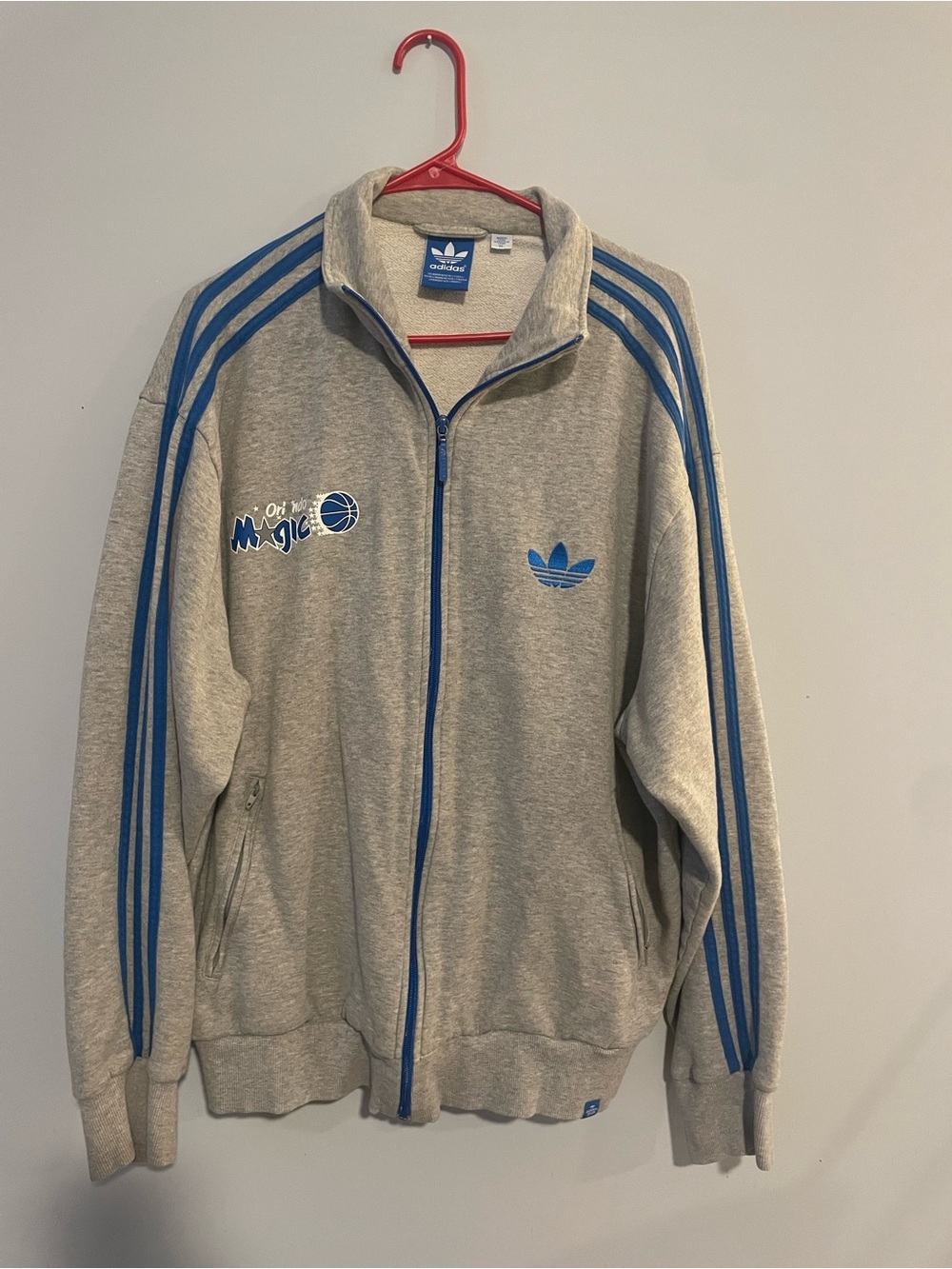 Orlando Magic adidas zipper jacket sweater size xl